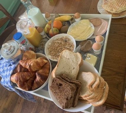 Ontbijt van het huis